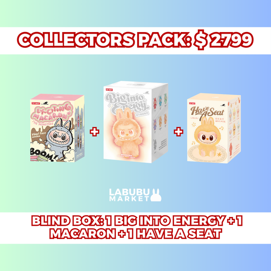 'COLLECTORS PACK': 3 BLIND BOX POR $2,799 PESOS