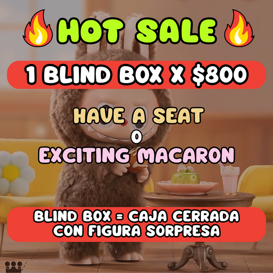 HOT SALE 'SINGLE BOX PACK': 1 BLIND BOX POR $800.00 PESOS