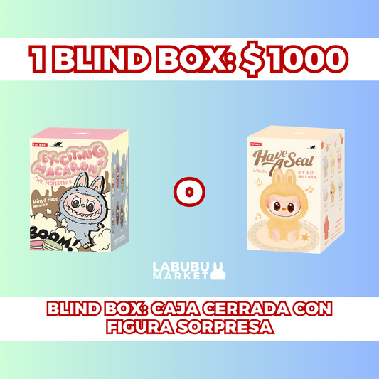 'SINGLE BOX PACK': 1 BLIND BOX POR $1000.00 PESOS